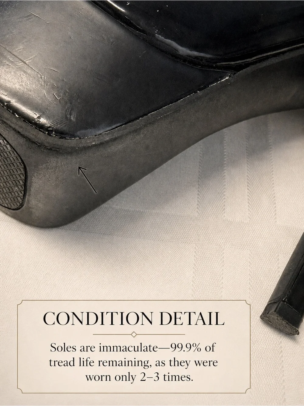 Zigi Soho Black Patent Peep Toe Platform Pumps in excellent condition - Size 10